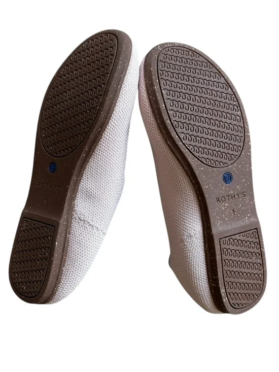 Rothy's The Kids Washable Recyled Mary Jane in Ballerina - Size 1 - Picture 9 of 10